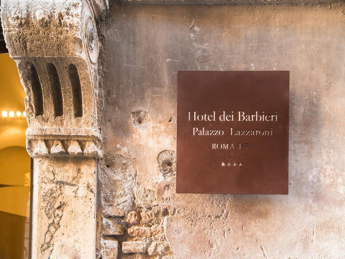 Hotel Dei Barbieri Рим Экстерьер фото
